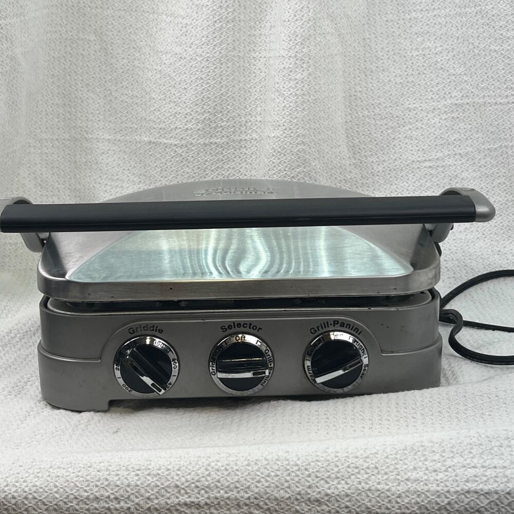 Cuisinart Griddler GR-4 5-in-1 Contact Grill Panini Press Indoor Grill Tested